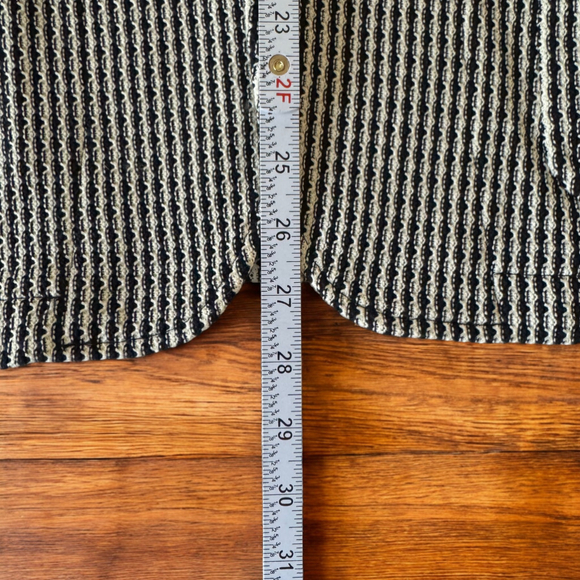 Men's Fradi Postage Black White Stretch Cardigan Blazer - 52 42 - Made in Italy - Picture 4 of 12